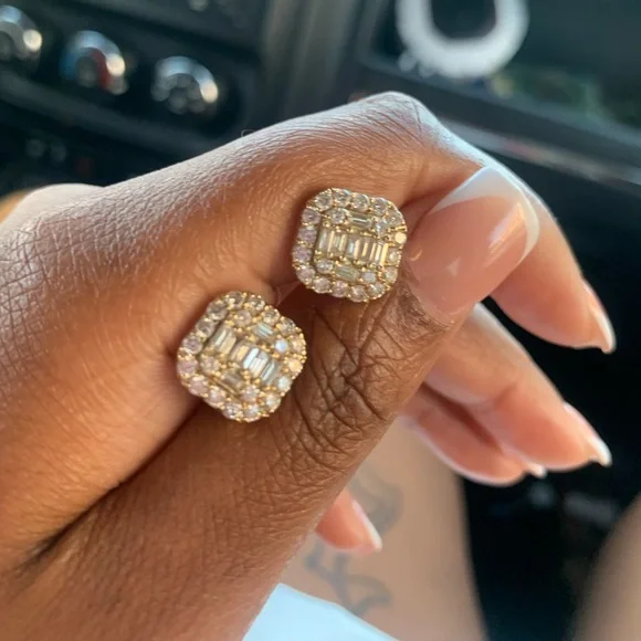 Diamond earrings